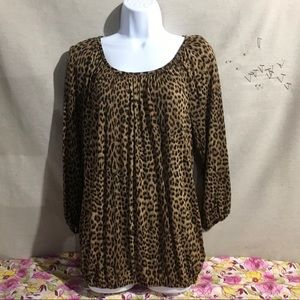 Michael Kors Leopard Top